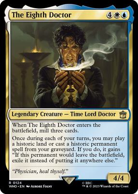 The Eighth Doctor card from Universes Beyond: Doctor Who