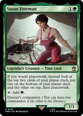 Susan Foreman card from Universes Beyond: Doctor Who