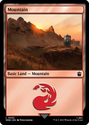 Mountain (0202) card from Universes Beyond: Doctor Who
