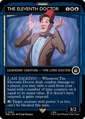 The Eleventh Doctor (Showcase) card from Universes Beyond: Doctor Who