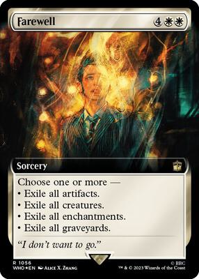 Farewell (Extended Art) (Surge Foil) card from Universes Beyond: Doctor Who
