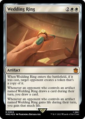 Wedding Ring (Surge Foil) card from Universes Beyond: Doctor Who