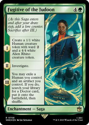 Fugitive of the Judoon (Surge Foil) card from Universes Beyond: Doctor Who