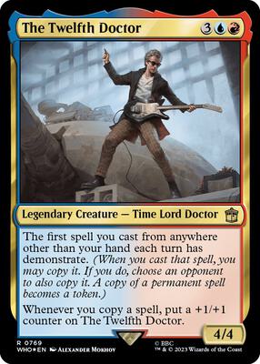 The Twelfth Doctor (Surge Foil) card from Universes Beyond: Doctor Who