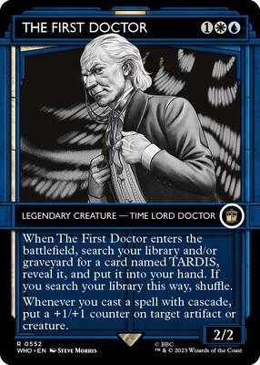 The First Doctor (Showcase) card from Universes Beyond: Doctor Who