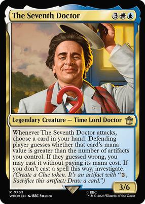The Seventh Doctor (Surge Foil) card from Universes Beyond: Doctor Who