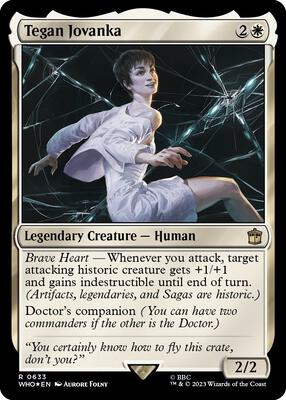 Tegan Jovanka (Surge Foil) card from Universes Beyond: Doctor Who