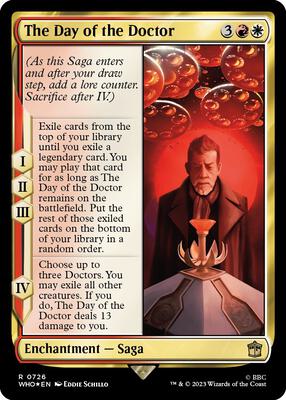 The Day of the Doctor (Surge Foil) card from Universes Beyond: Doctor Who