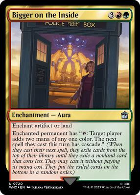 Bigger on the Inside (Surge Foil) card from Universes Beyond: Doctor Who