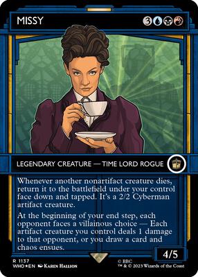Missy (Showcase) (Surge Foil) card from Universes Beyond: Doctor Who