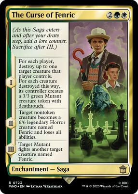 The Curse of Fenric (Surge Foil) card from Universes Beyond: Doctor Who