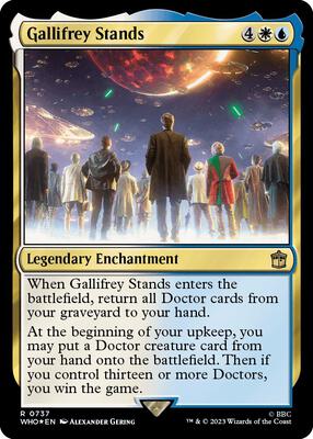 Gallifrey Stands (Surge Foil) card from Universes Beyond: Doctor Who
