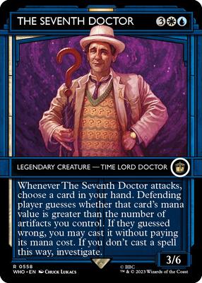 The Seventh Doctor (Showcase) card from Universes Beyond: Doctor Who