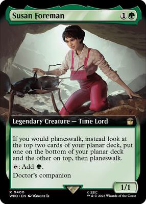 Susan Foreman (Extended Art) card from Universes Beyond: Doctor Who