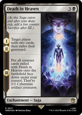 Death in Heaven (Surge Foil) card from Universes Beyond: Doctor Who