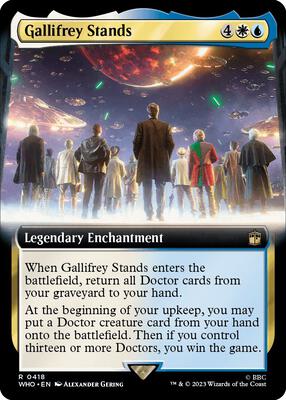 Gallifrey Stands (Extended Art) card from Universes Beyond: Doctor Who