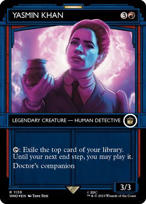 Yasmin Khan (Showcase) (Surge Foil) card from Universes Beyond: Doctor Who