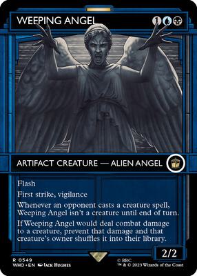 Weeping Angel (Showcase) card from Universes Beyond: Doctor Who