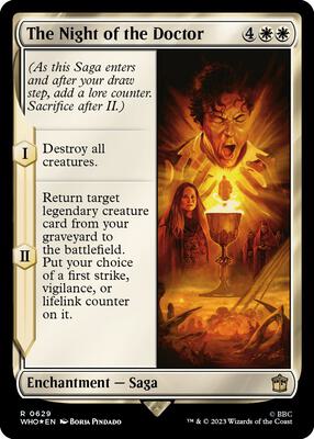 The Night of the Doctor (Surge Foil) card from Universes Beyond: Doctor Who