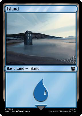 Island (0198) card from Universes Beyond: Doctor Who