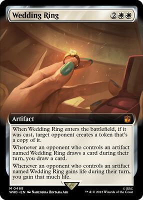 Wedding Ring (Extended Art) card from Universes Beyond: Doctor Who