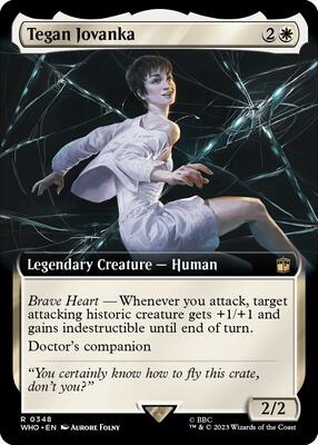 Tegan Jovanka (Extended Art) card from Universes Beyond: Doctor Who