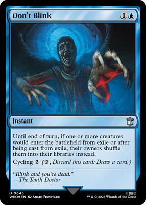 Don't Blink (Surge Foil) card from Universes Beyond: Doctor Who