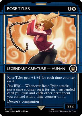 Rose Tyler (Showcase) (Surge Foil) card from Universes Beyond: Doctor Who