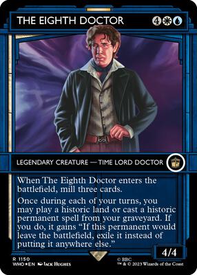 The Eighth Doctor (Showcase) (Surge Foil) card from Universes Beyond: Doctor Who