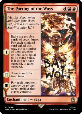 The Parting of the Ways (Surge Foil) card from Universes Beyond: Doctor Who