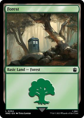 Forest (0204) card from Universes Beyond: Doctor Who