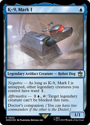 K-9, Mark I (Surge Foil) card from Universes Beyond: Doctor Who