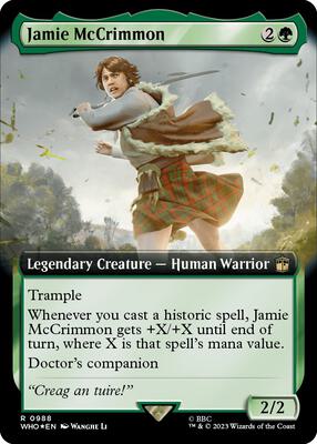 Jamie McCrimmon (Extended Art) (Surge Foil) card from Universes Beyond: Doctor Who