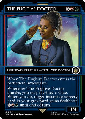 The Fugitive Doctor (Showcase) card from Universes Beyond: Doctor Who