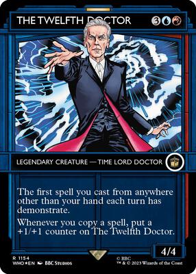 The Twelfth Doctor (Showcase) (Surge Foil) card from Universes Beyond: Doctor Who
