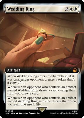 Wedding Ring (Extended Art) (Surge Foil) card from Universes Beyond: Doctor Who