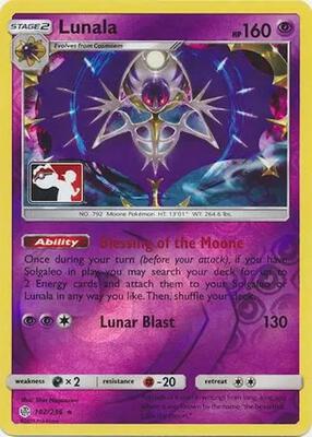Lunala card from League & Championship Cards