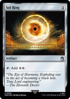 Sol Ring (Surge Foil) card from Universes Beyond: Doctor Who
