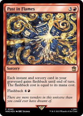 Past in Flames card from Launch Party & Release Event Promos