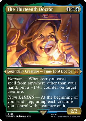 The Thirteenth Doctor (Display Commander) - Thick Stock card from Universes Beyond: Doctor Who