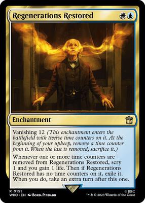 Regenerations Restored card from Universes Beyond: Doctor Who