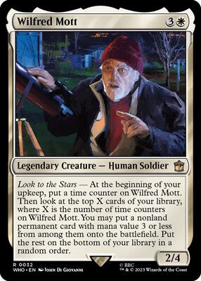 Wilfred Mott card from Universes Beyond: Doctor Who