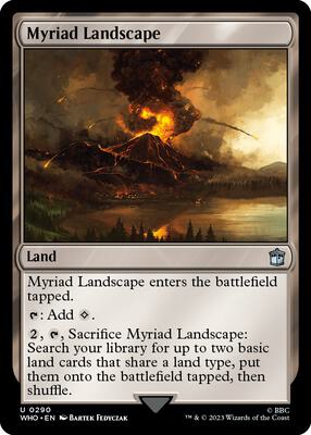 Myriad Landscape card from Universes Beyond: Doctor Who