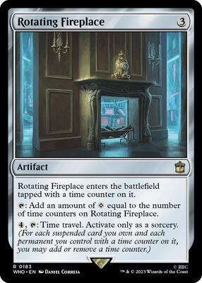 Rotating Fireplace card from Universes Beyond: Doctor Who