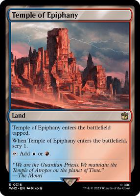 Temple of Epiphany card from Universes Beyond: Doctor Who