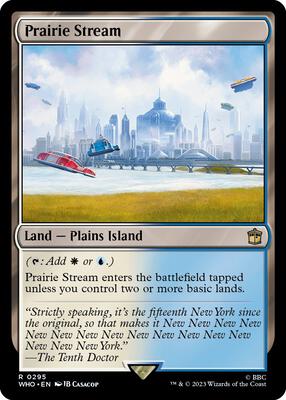 Prairie Stream card from Universes Beyond: Doctor Who