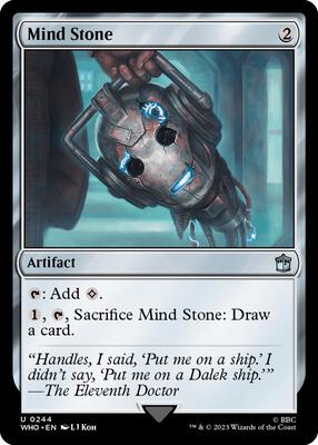 Mind Stone card from Universes Beyond: Doctor Who