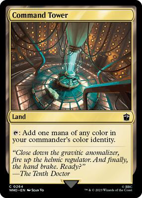 Command Tower (0264) card from Universes Beyond: Doctor Who