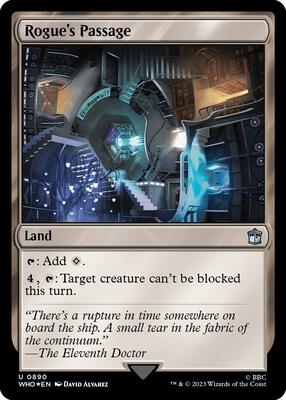 Rogue's Passage (Surge Foil) card from Universes Beyond: Doctor Who