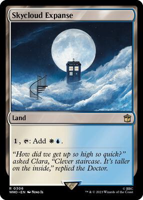 Skycloud Expanse card from Universes Beyond: Doctor Who